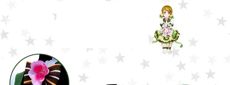 Lovelive Flower Bouquet Cosplay Nico Kotori Tojo Maki Eli Ayase Nozomi Hanayo Lolita Dress Love Live Uniform Cosplay Costume SS69