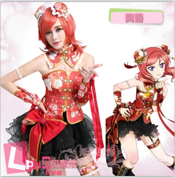 Lovelive Maki Nishikino Minami Kotori Awaken Love Live Cosplay Cheongsam hanayo qipao unisex yazawa eli uniforme sexy SS69 93.69 Style 1 / XL / Love live
