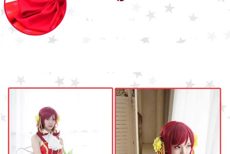 Lovelive Flower Bouquet Cosplay Nico Kotori Tojo Maki Eli Ayase Nozomi Hanayo Lolita Dress Love Live Uniform Cosplay Costume SS69