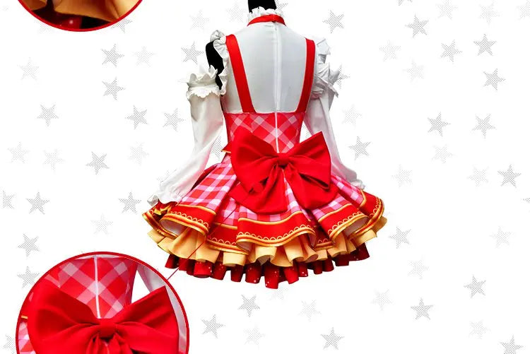 Lovelive Flower Bouquet Cosplay Nico Kotori Tojo Maki Eli Ayase Nozomi Hanayo Lolita Dress Love Live Uniform Cosplay Costume SS69