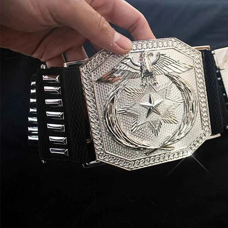 SS69 Stainless Steel Michael Jackson BAD Tour Metal Belt for Impersonators