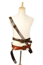 Sparrow Captain Cosplay Baldric Belt & Buckle - Synthetic Leather Prop