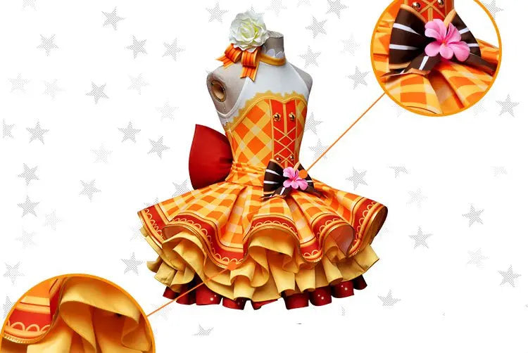 Lovelive Flower Bouquet Cosplay Nico Kotori Tojo Maki Eli Ayase Nozomi Hanayo Lolita Dress Love Live Uniform Cosplay Costume SS69