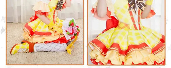 Lovelive Flower Bouquet Cosplay Nico Kotori Tojo Maki Eli Ayase Nozomi Hanayo Lolita Dress Love Live Uniform Cosplay Costume SS69