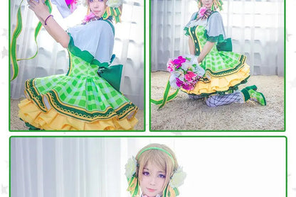 Lovelive Flower Bouquet Cosplay Nico Kotori Tojo Maki Eli Ayase Nozomi Hanayo Lolita Dress Love Live Uniform Cosplay Costume SS69