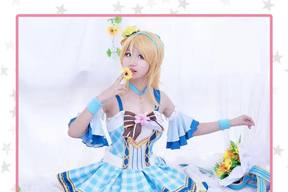 Lovelive Flower Bouquet Cosplay Nico Kotori Tojo Maki Eli Ayase Nozomi Hanayo Lolita Dress Love Live Uniform Cosplay Costume SS69