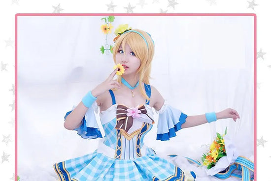 Lovelive Flower Bouquet Cosplay Nico Kotori Tojo Maki Eli Ayase Nozomi Hanayo Lolita Dress Love Live Uniform Cosplay Costume SS69
