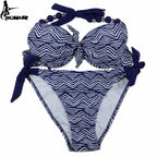 EONAR Women Bikini Offer Combined Size Swimsuit Push Up Bikini Sets Brazilian Bathing Suits Plus Size Swimwear Female XXL SS69