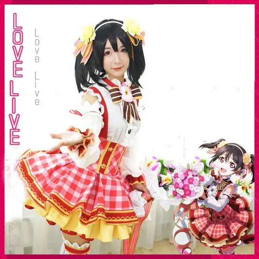 Lovelive Flower Bouquet Cosplay Nico Kotori Tojo Maki Eli Ayase Nozomi Hanayo Lolita Dress Love Live Uniform Cosplay Costume SS69