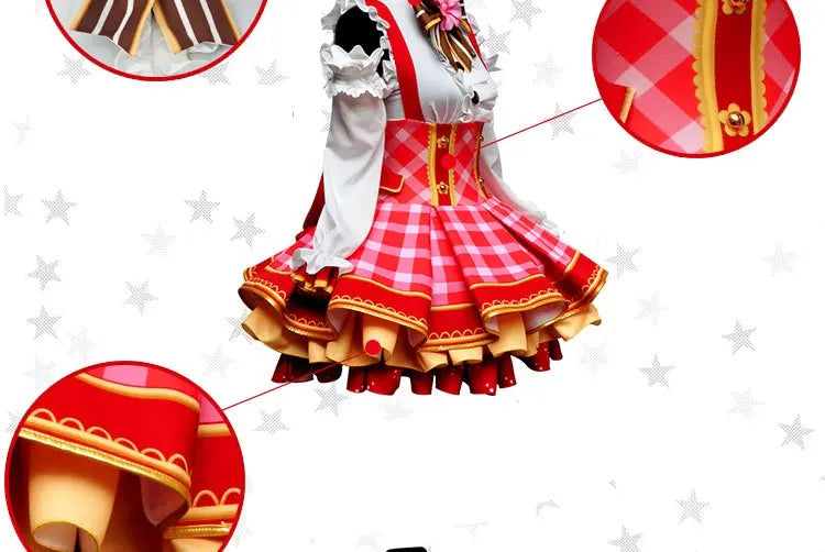 Lovelive Flower Bouquet Cosplay Nico Kotori Tojo Maki Eli Ayase Nozomi Hanayo Lolita Dress Love Live Uniform Cosplay Costume SS69