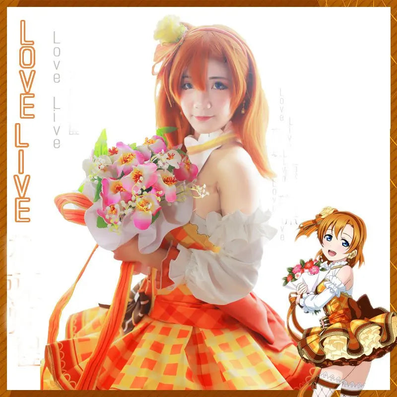 Lovelive Flower Bouquet Cosplay Nico Kotori Tojo Maki Eli Ayase Nozomi Hanayo Lolita Dress Love Live Uniform Cosplay Costume SS69