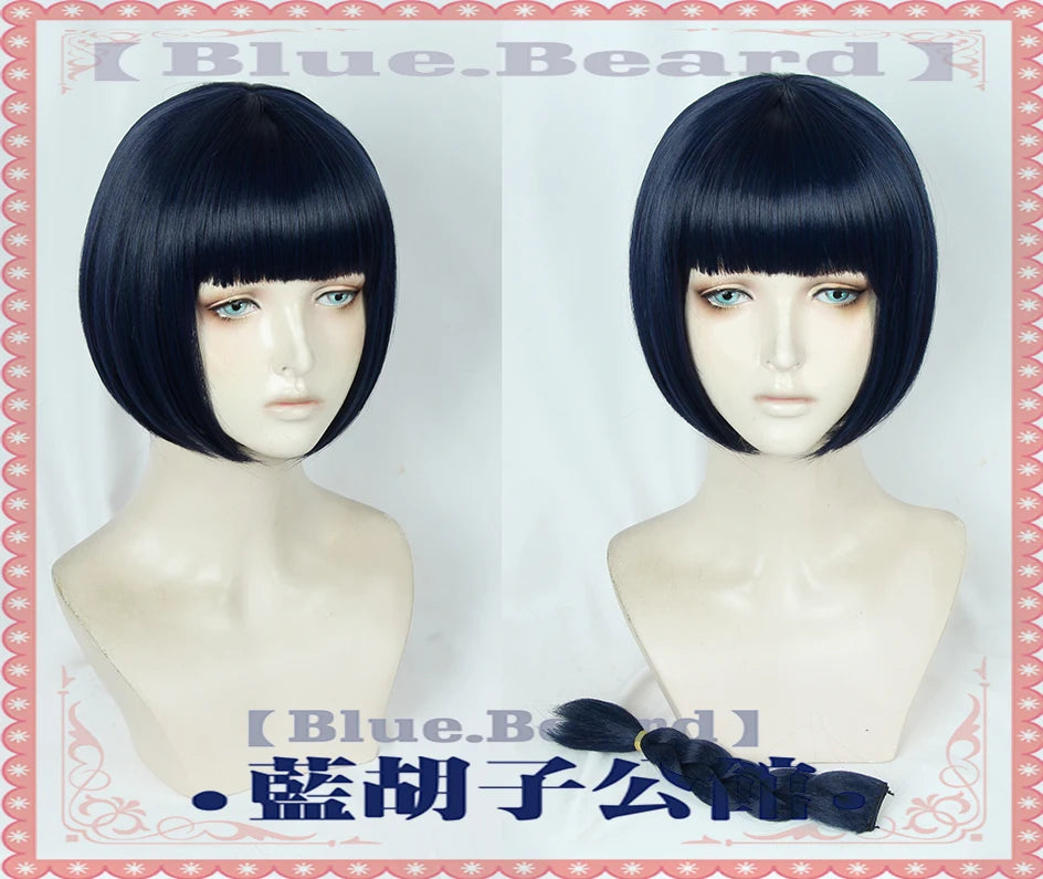 Cosplay Wig Bruno Bucciarati Sticky Finger Short Wig  Anime Synthetic Hair + Wig Cap