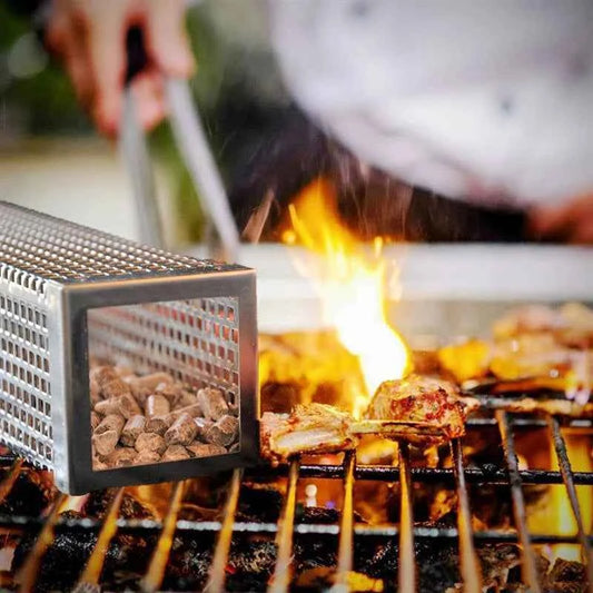 500g Apple Wood Pellets BBQ Flavoring Chips Kiln Dried Sawdus Specialty Wooden Chunks for Barbecue Smoker Grill Bacon Fish Meat