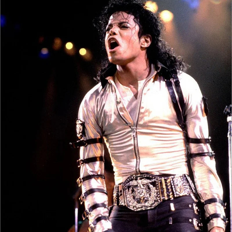 Michael Jackson BAD Tour Metal Belt for Impersonators