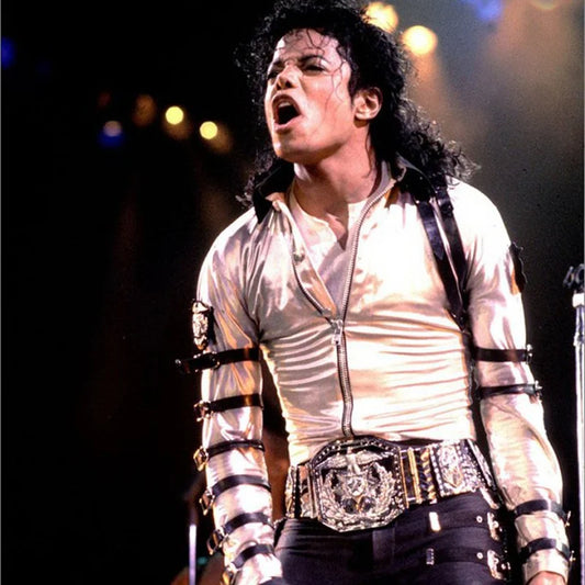 SS69 Stainless Steel Michael Jackson BAD Tour Metal Belt for Impersonators