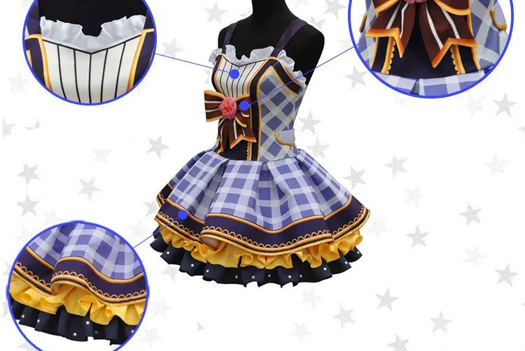 Lovelive Flower Bouquet Cosplay Nico Kotori Tojo Maki Eli Ayase Nozomi Hanayo Lolita Dress Love Live Uniform Cosplay Costume SS69