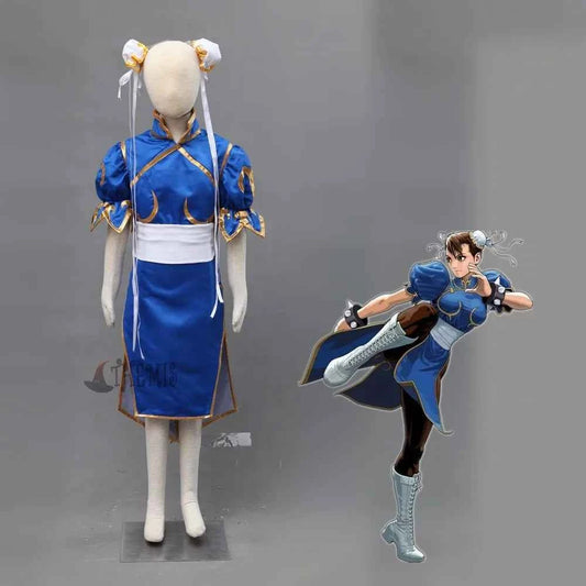 Athemis Street Cosplay Chun-Li Cosplay Costume Child Plus Size Outfit And Women Set Custom Made Size