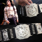 SS69 Stainless Steel Michael Jackson BAD Tour Metal Belt for Impersonators