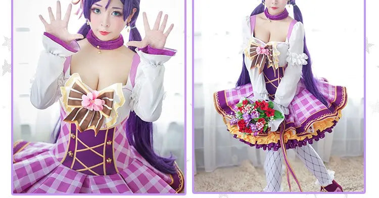 Lovelive Flower Bouquet Cosplay Nico Kotori Tojo Maki Eli Ayase Nozomi Hanayo Lolita Dress Love Live Uniform Cosplay Costume SS69