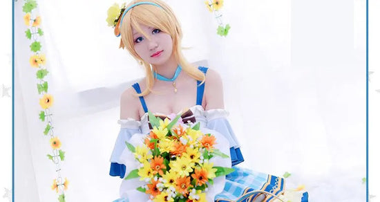 Lovelive Flower Bouquet Cosplay Nico Kotori Tojo Maki Eli Ayase Nozomi Hanayo Lolita Dress Love Live Uniform Cosplay Costume SS69