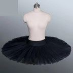 Professional Platter Tutu Black White Red Ballet Dance Costume For Women Tutu Ballet Adult Ballet Dance Skirt With Underwear SS69