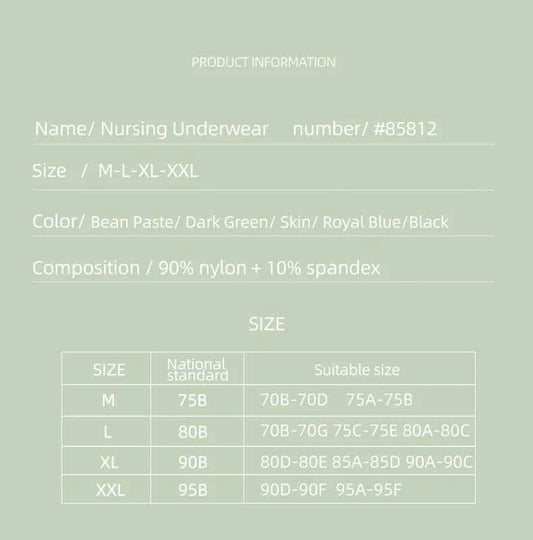 Wireless Front Open Nursing Bra Soft Lace Breathable Seamless Maternity Breastfeeding Bras Maternal Support For Pregnant Women