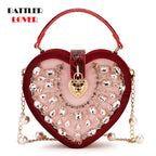 European Brand Design Chain Motorcycle Bags Women Clothing Shoulder Rivet Zipper Jacket Bag Messenger Bag Women Leather Handbags