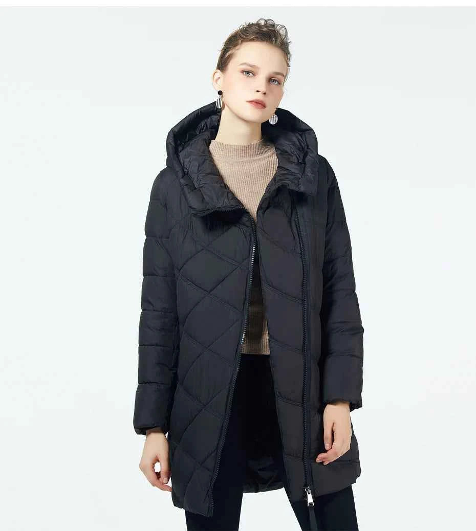 GASMAN 2022 Fashion Women Hooded Parka Down Winter Brand For Down Jacket Women Winter Thick Overcoat Women Jacets and Coat 18806