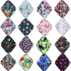 10pcs Reusable Waterproof Bamboo Fiber Pads Menstrual Cloth Sanitary Pads Feminine Maternity Hygiene Panty Liner