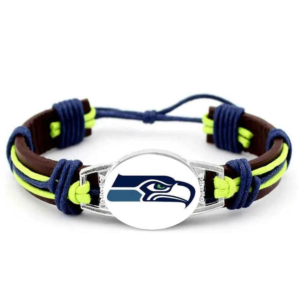 32 NFL Major League Football National Football League Leather Bracelet-Explosive Fashion Accessory