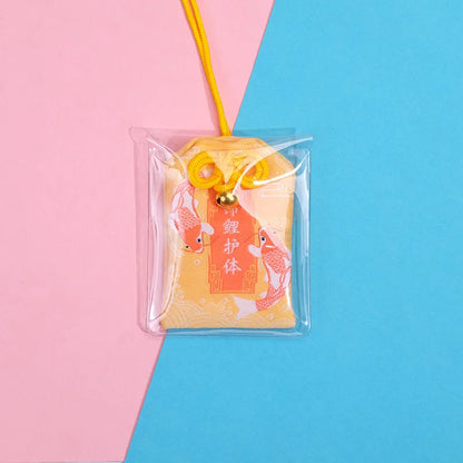 Japanese Prayer Omamori Pray Fortune Beauty Health Safety Lucky Charms Wealth Bag Guard Talisman Pendant Keychain Couple Gift - SS69