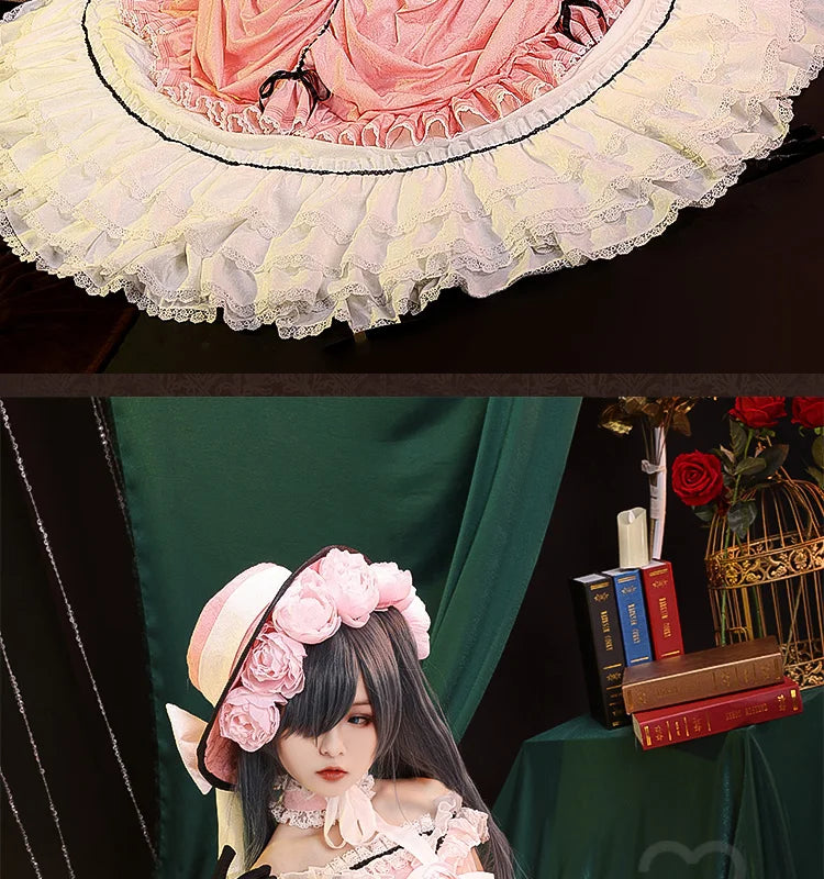 DokiDoki-SSR Ciel Phantomhive Cosplay Women Evening Dress Bustle Costume