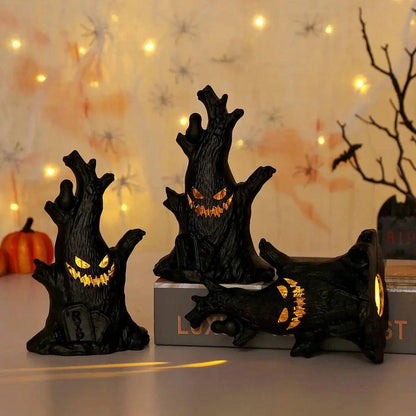 Halloween Decoration Ghost Tree Led Night Glow Ghost Lantern Ghost - SS69