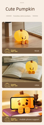 Halloween Led Night Light Silicone Table Lamp Mushroom Pumpkin Ghost Cute Cartoon Kid Birthday Gifts Nursery Bedroom Nightlight SS69