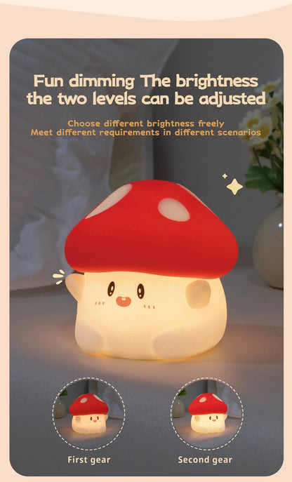 Halloween Led Night Light Silicone Table Lamp Mushroom Pumpkin Ghost Cute Cartoon Kid Birthday Gifts Nursery Bedroom Nightlight SS69