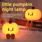 Halloween Led Night Light Silicone Table Lamp Mushroom Pumpkin Ghost Cute Cartoon Kid Birthday Gifts Nursery Bedroom Nightlight SS69