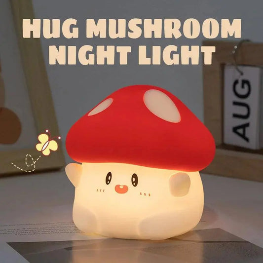 Halloween Led Night Light Silicone Table Lamp Mushroom Pumpkin Ghost Cute Cartoon Kid Birthday Gifts Nursery Bedroom Nightlight SS69