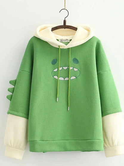 Harajuku Kawaii Hoodies Anime Cotton Fleece Sweatshirt  Hooded - SS69