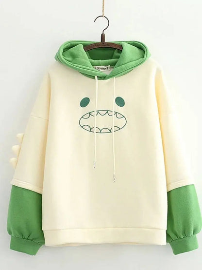 Harajuku Kawaii Hoodies Anime Cotton Fleece Sweatshirt  Hooded - SS69