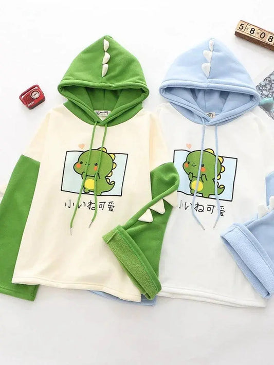 Harajuku Kawaii Hoodies Anime Cotton Fleece Sweatshirt  Hooded - SS69