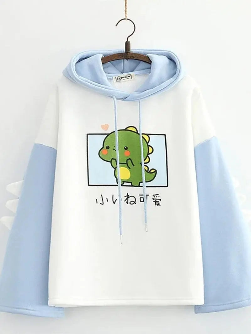 Harajuku Kawaii Hoodies Anime Cotton Fleece Sweatshirt  Hooded - SS69
