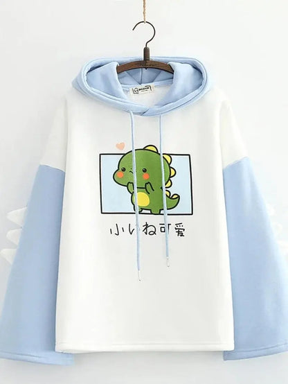 Harajuku Kawaii Hoodies Anime Cotton Fleece Sweatshirt  Hooded - SS69