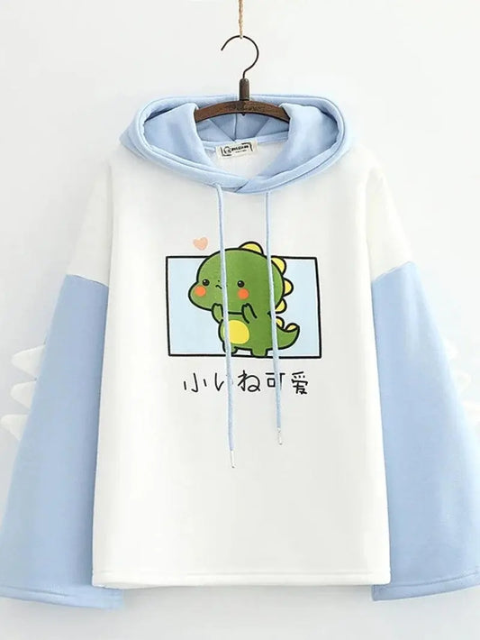 Harajuku Kawaii Hoodies Anime Cotton Fleece Sweatshirt  Hooded - SS69