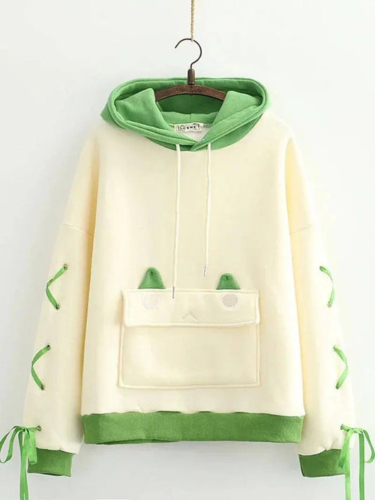 Harajuku Kawaii Hoodies Anime Cotton Fleece Sweatshirt  Hooded - SS69