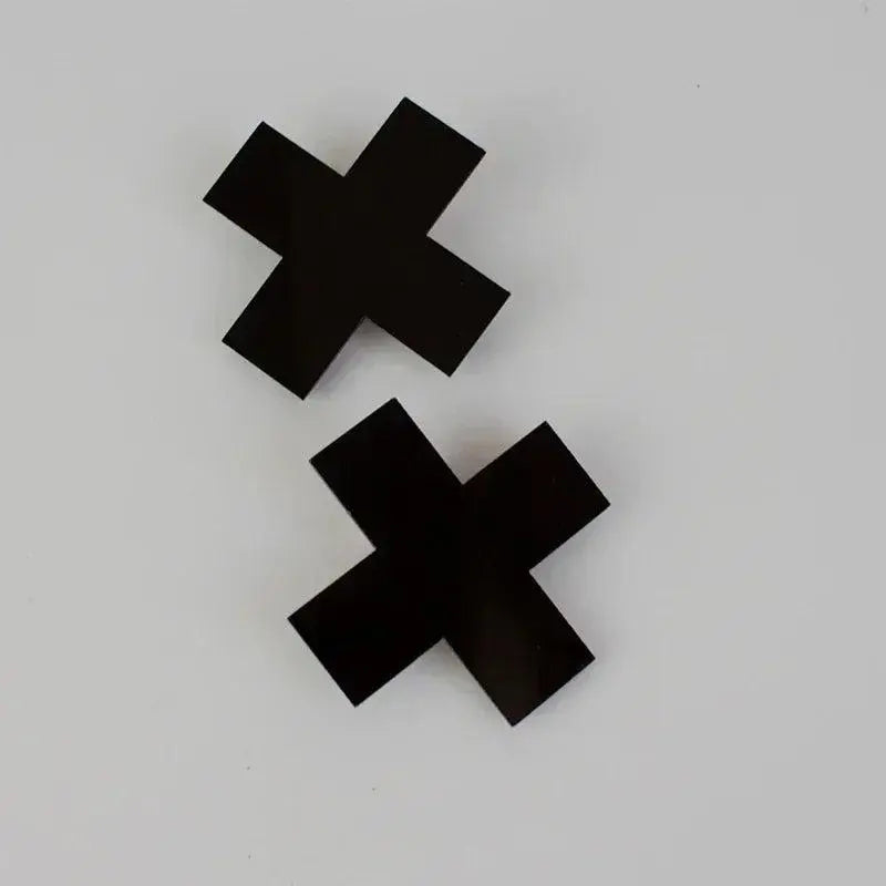 Harajuku Punk Gothic Trendy Diablo Red Cross Hair Clip Medical Creative Cool Lolita Spicy Girls Y2k Accessories Womens pins SS69