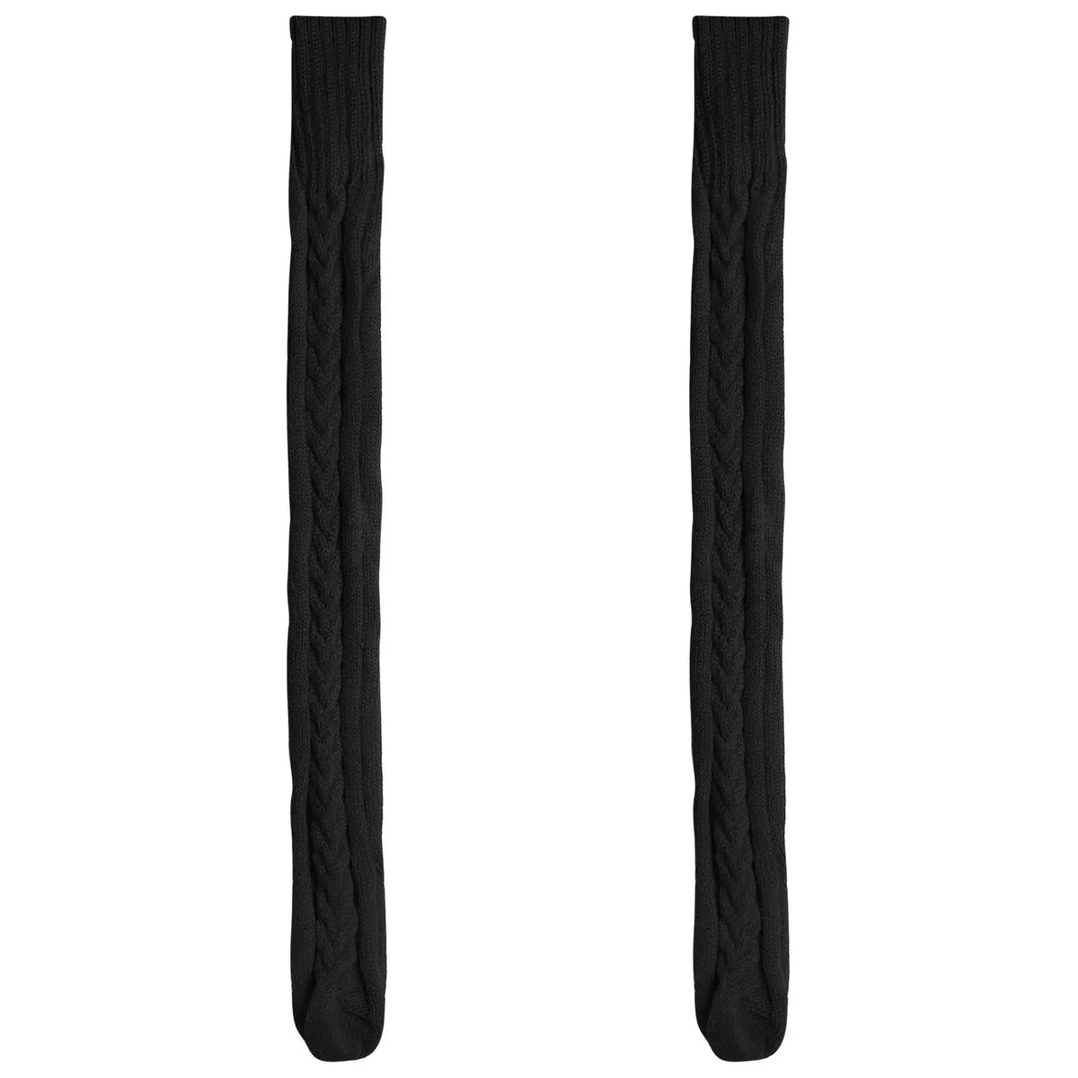 Harajuku Women Girls Wool Stockings Winter Warm Knitted Over Knee Socks Leg Warmer Female Thigh Sexy Long Stockings Leg Warmers SS69