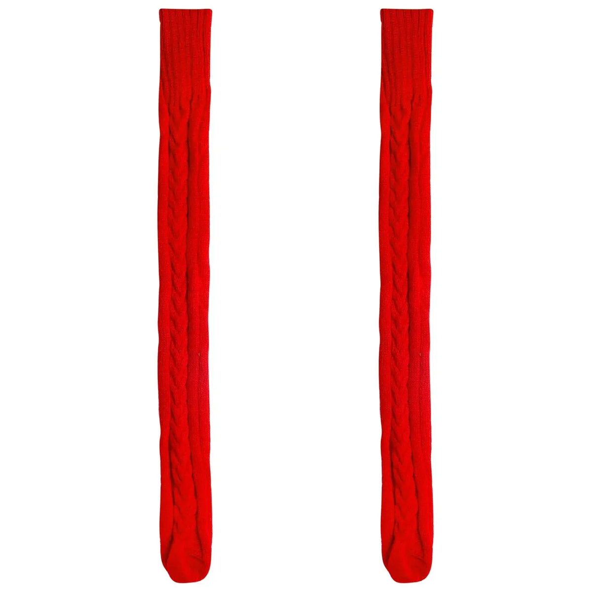 Harajuku Women Girls Wool Stockings Winter Warm Knitted Over Knee Socks Leg Warmer Female Thigh Sexy Long Stockings Leg Warmers SS69