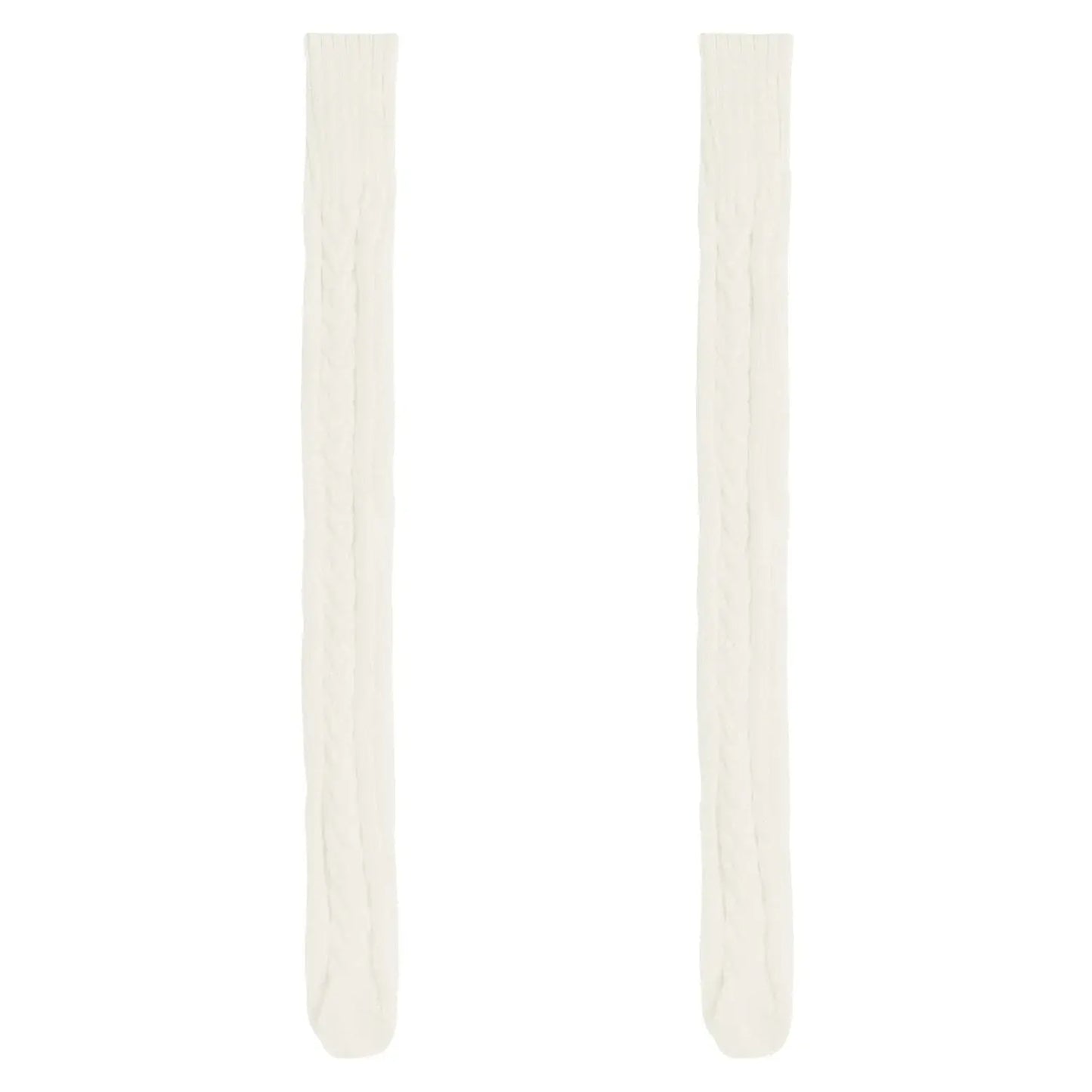 Harajuku Women Girls Wool Stockings Winter Warm Knitted Over Knee Socks Leg Warmer Female Thigh Sexy Long Stockings Leg Warmers SS69