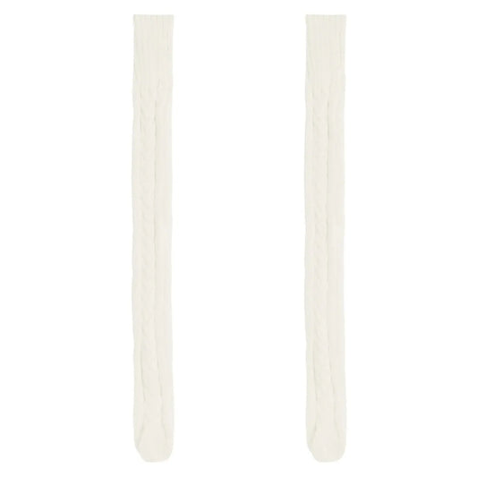 Harajuku Women Girls Wool Stockings Winter Warm Knitted Over Knee Socks Leg Warmer Female Thigh Sexy Long Stockings Leg Warmers SS69