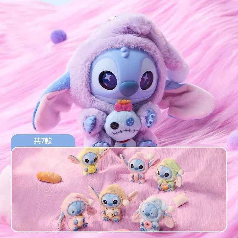 Stitch Eat Something Before Sleep Plush Dolls and Blind Boxes Figures and Cute Ornaments Gifts Wholesale Mystery Box